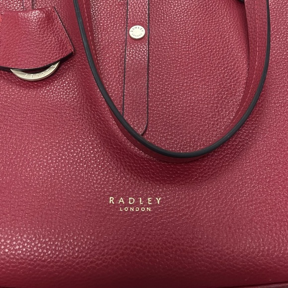 RADLEY LONDON Burgundy Leather Tote Bag - Picture 12 of 12